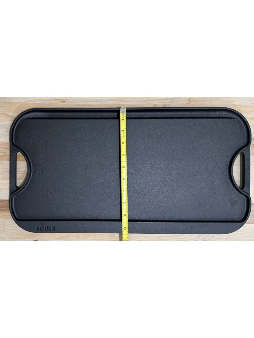 LODGE Pro-Grid Reversible Cast Iron Grill Griddle Combo PG12 USA 20